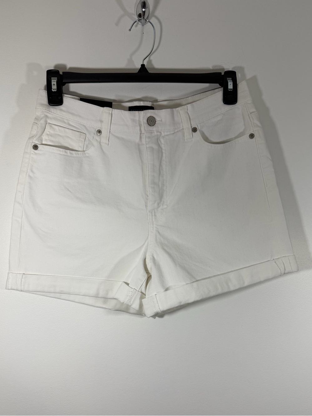 Banana Republic White Women's High-Rise Denim Shorts